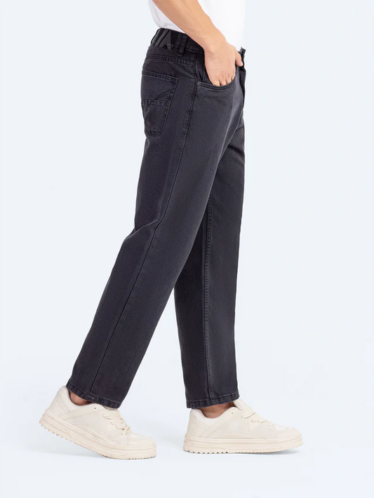 Straight Fit Denim - Black