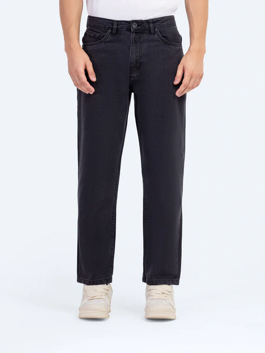 Straight Fit Denim - Black